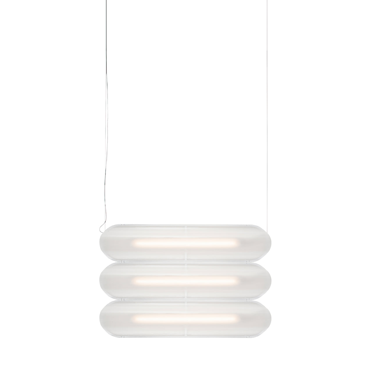 Vale System Y-Axis Pendant Light: Horizontal + Side-to-Side + Vale 3 + Silica