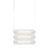 Vale System Y-Axis Pendant Light: Horizontal + Side-to-Side + Vale 3 + Silica