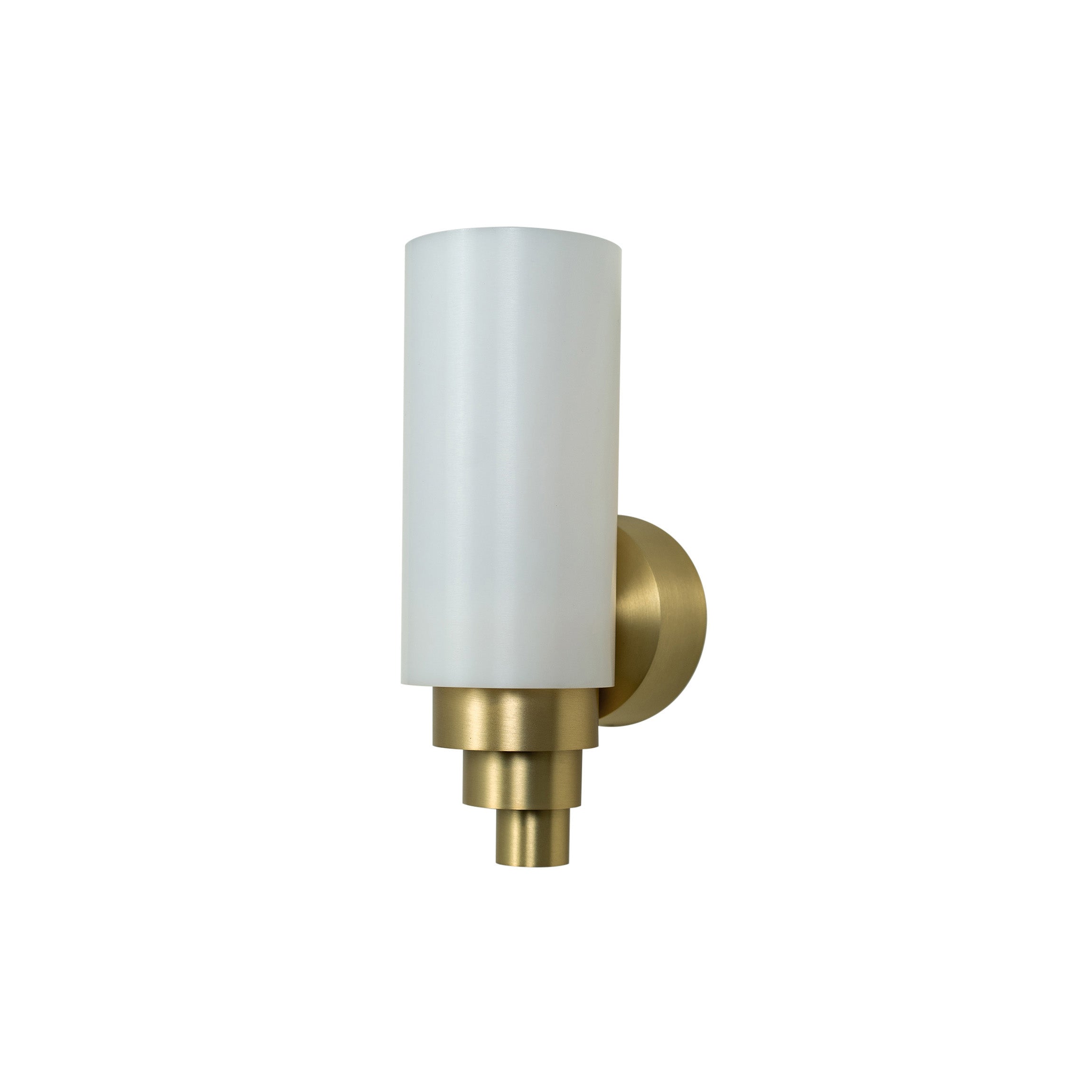Scala Wall Light: Satin Brass