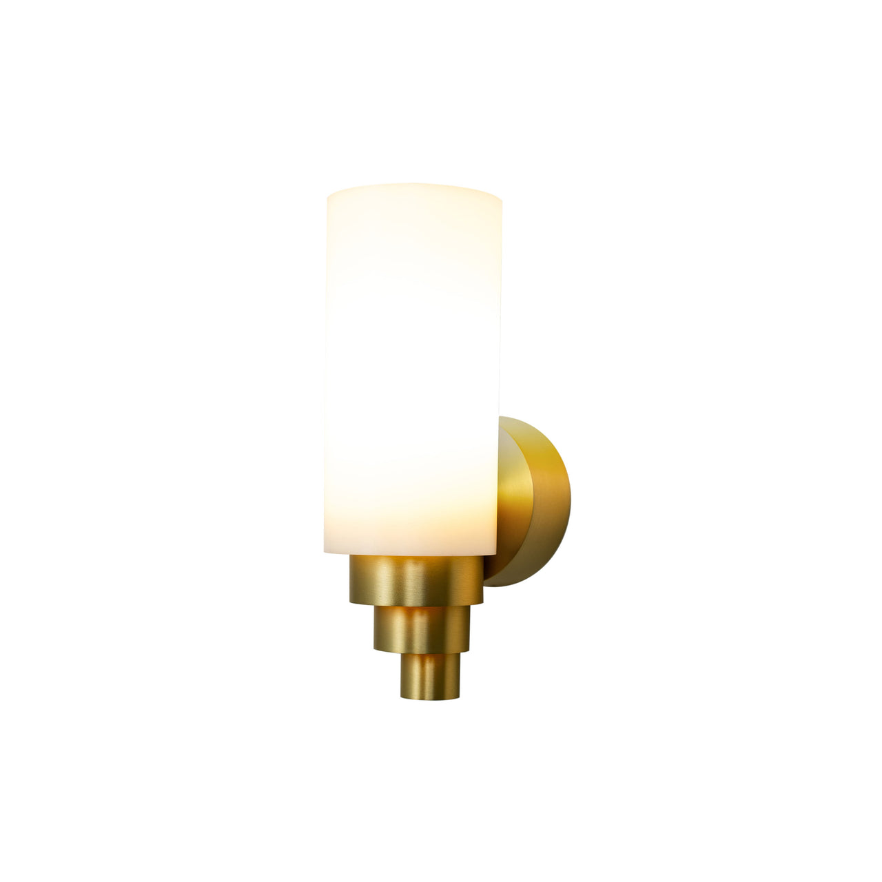 Scala Wall Light: Satin Brass