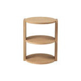 Cove Side Table: American Oak