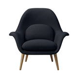 Swoon Lounge Chair: Lacquered Oak