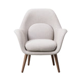 Swoon Lounge Chair Petit: Lacquered Walnut