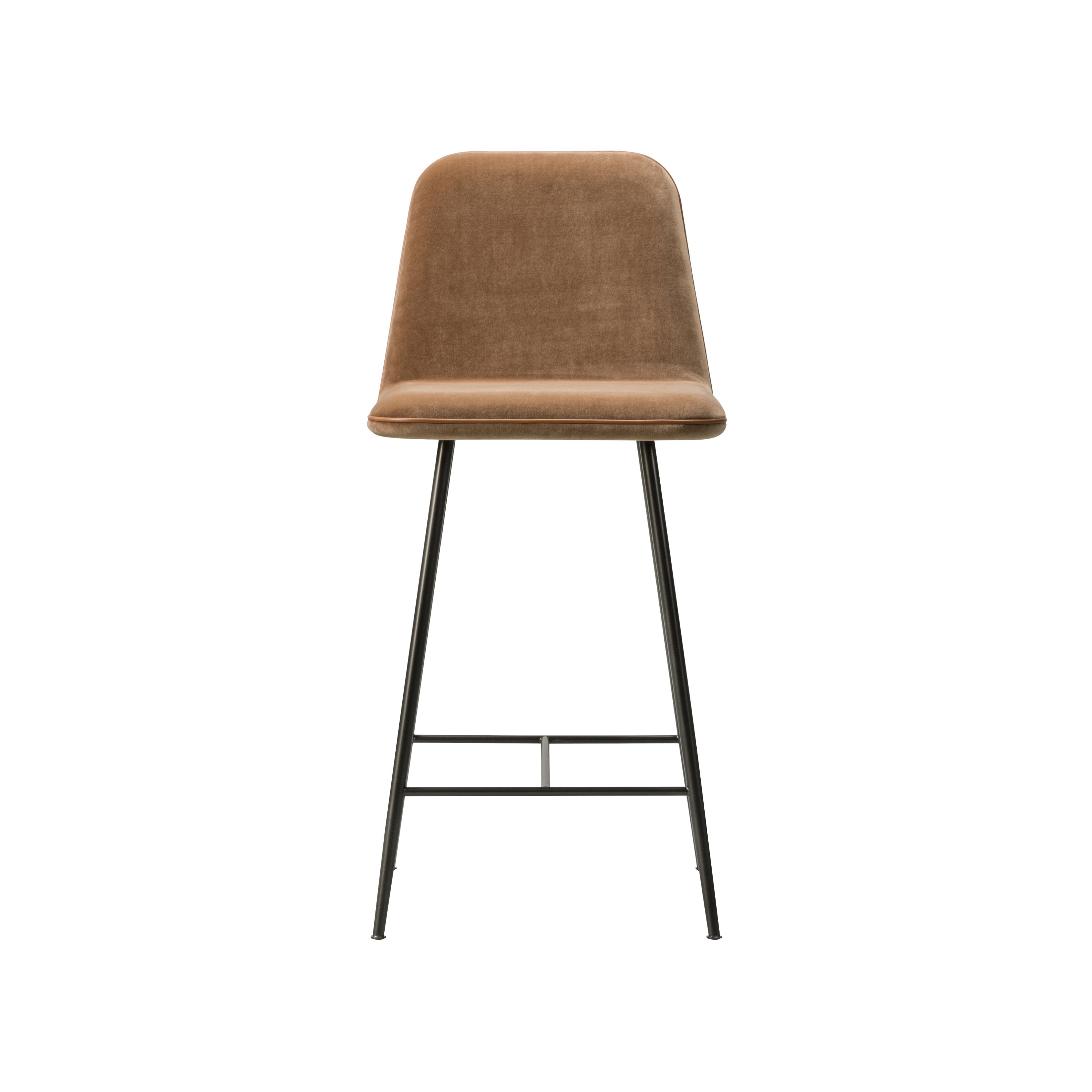 Spine Metal Base with Backrest Bar + Counter Stool: Counter