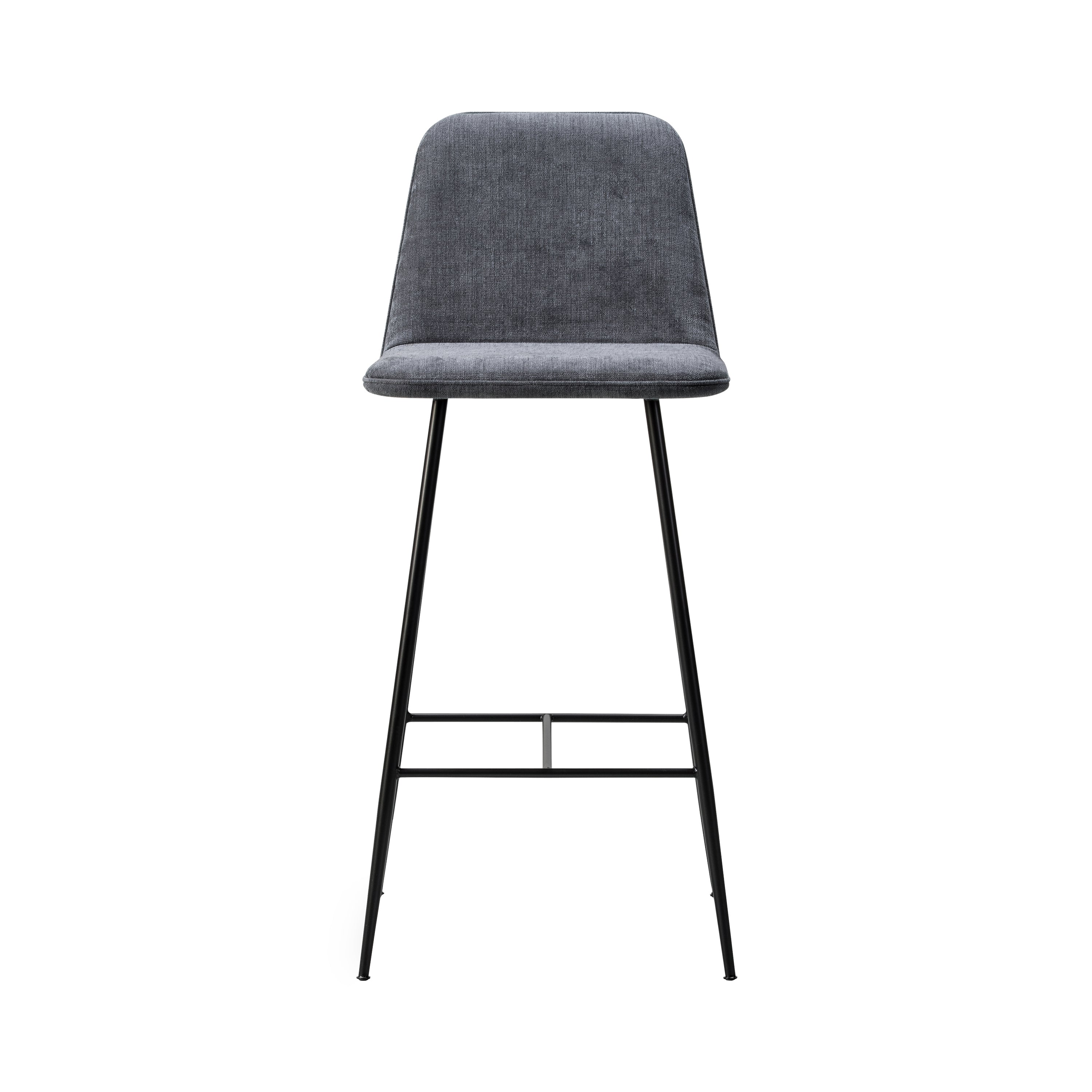 Spine Metal Base with Backrest Bar + Counter Stool: Bar