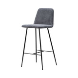 Spine Metal Base with Backrest Bar + Counter Stool: Bar