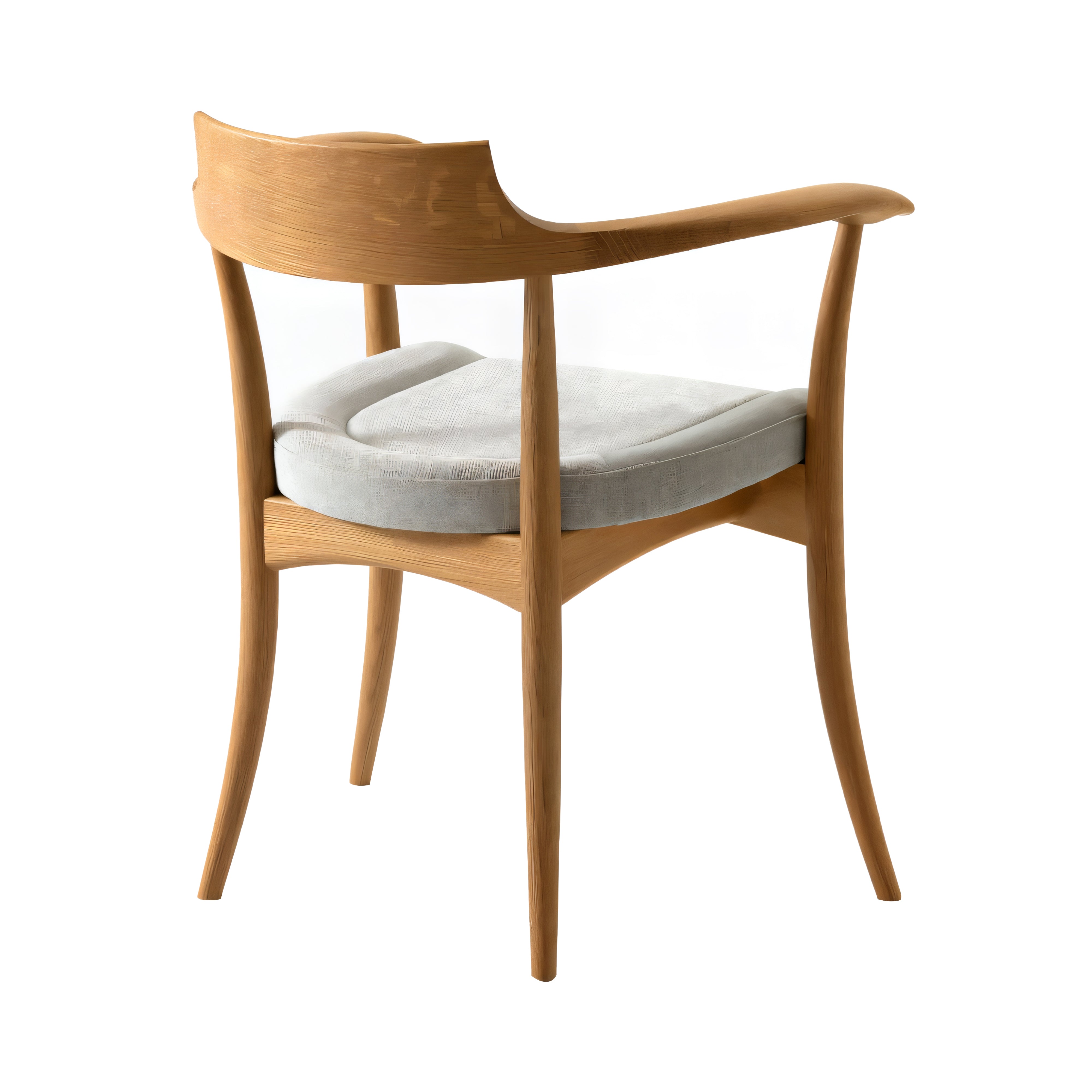 Crescent Armchair: Seat Upholstered