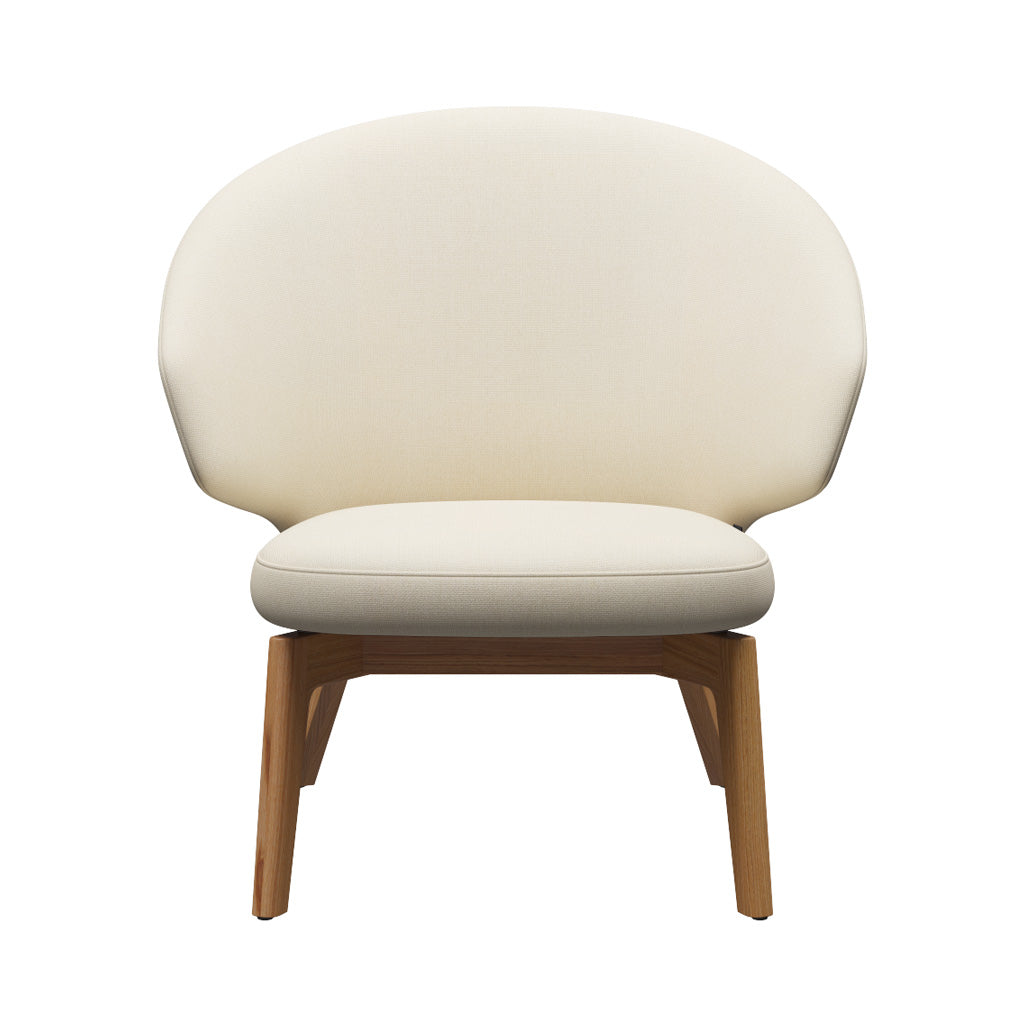 Let Lounge Chair: Clear Lacquered Oak