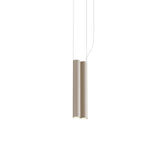 Silo 2SB Suspension Lamp: Textured Beige