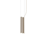 Silo 2SB Suspension Lamp: Textured Beige