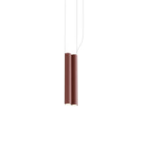 Silo 2SB Suspension Lamp: Textured Terracotta