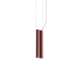 Silo 2SB Suspension Lamp: Textured Terracotta