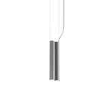 Silo 2SB Suspension Lamp: Tumbled Aluminum