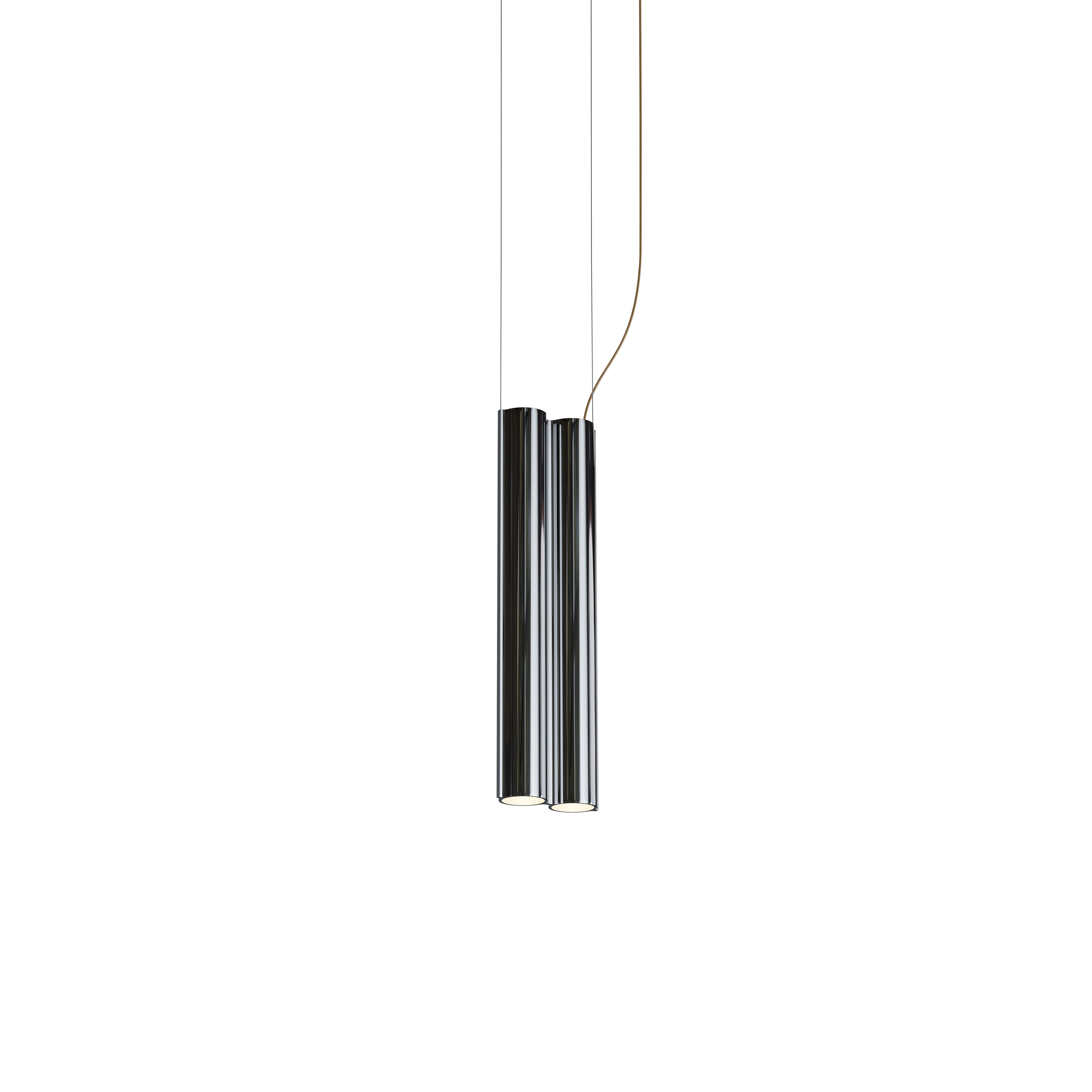 Silo 2SB Suspension Lamp: Mirror Polished Aluminum