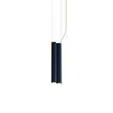 Silo 2SB Suspension Lamp: Textured Midnight Blue