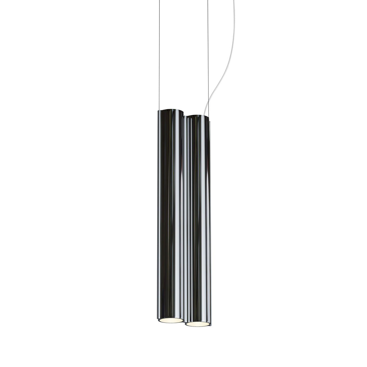 Silo 2SB Suspension Lamp: Mirror Polished Aluminum