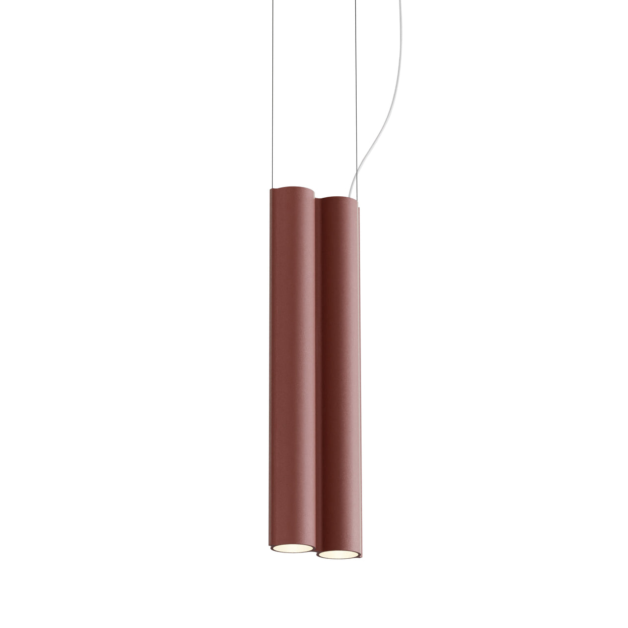 Silo 2SB Suspension Lamp: Terracotta