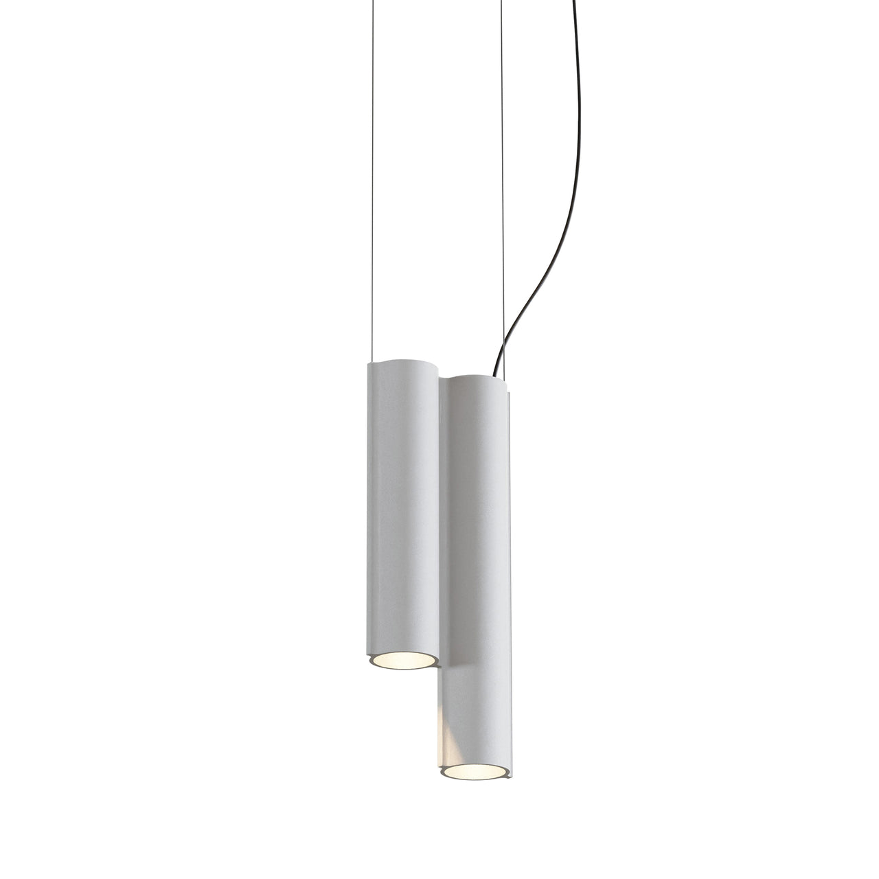 Silo 2SC Suspension Lamp: White