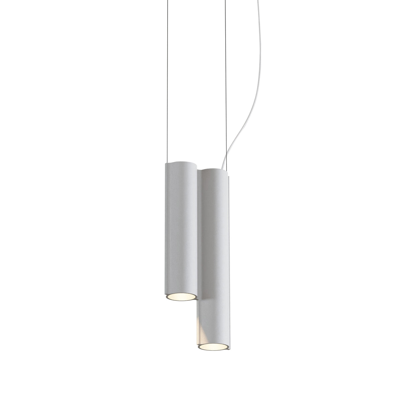 Silo 2SC Suspension Lamp: White