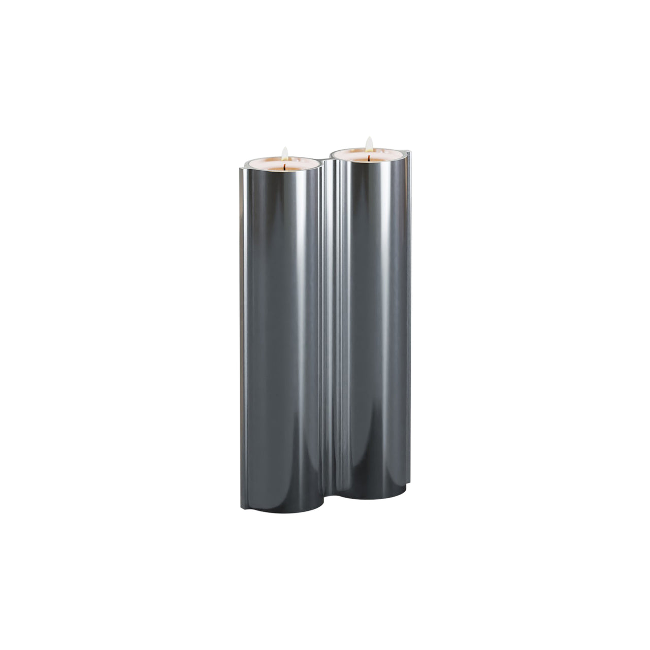 Silo 2VK Vase: Mirror Polished Aluminum