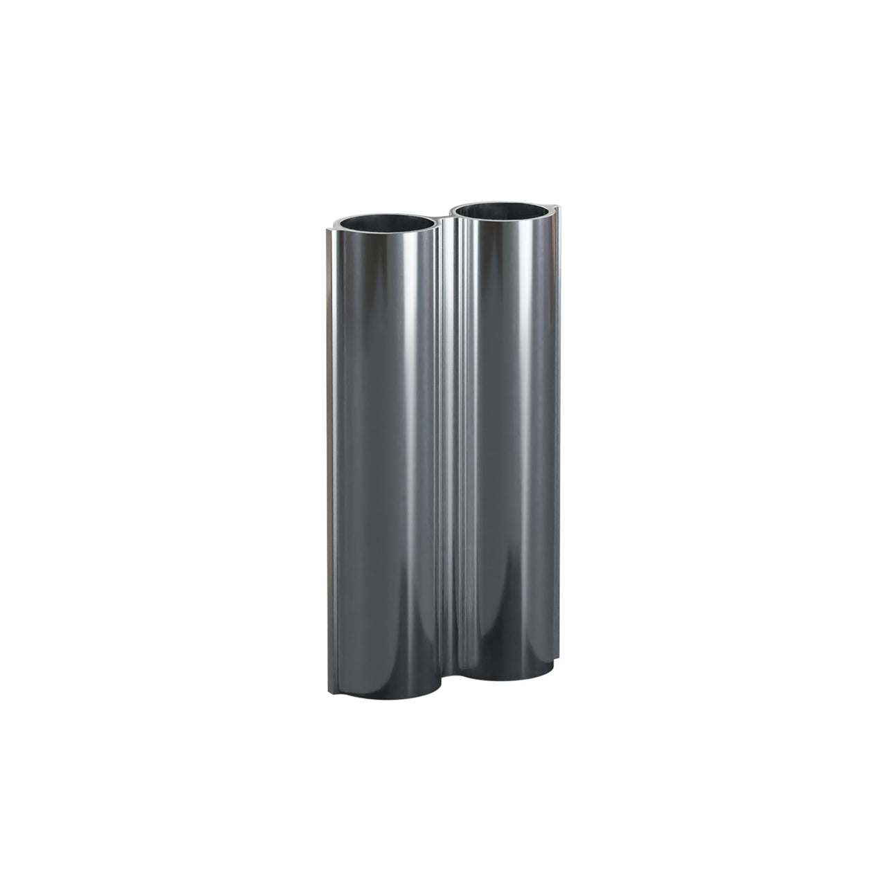 Silo 2VK Vase: Mirror Polished Aluminum