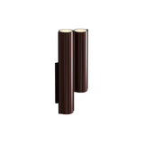 Silo 2WC Wall Light: Uplight + Glossy Oxblood