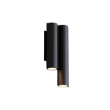 Silo 2WM Wall Light: Downlight + Textured Black