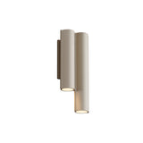 Silo 2WM Wall Light: Downlight + Textured Beige