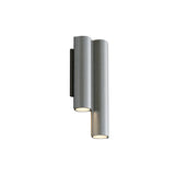 Silo 2WM Wall Light: Downlight + Tumbled Aluminum