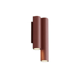Silo 2WM Wall Light: Downlight + Textured Terracotta