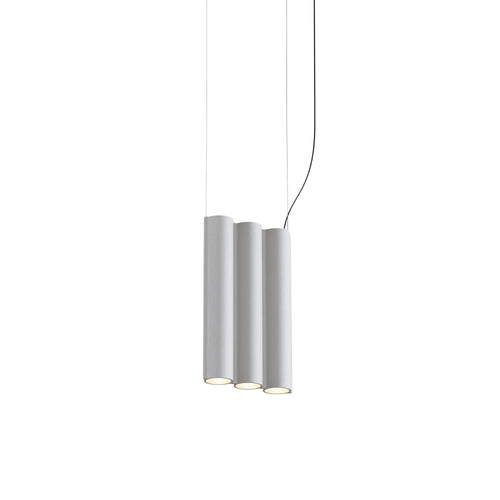 Silo 3SA Suspension Lamp: Textured White