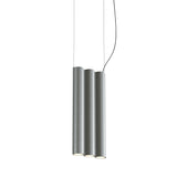 Silo 3SB Suspension Lamp: Tumbled Aluminum