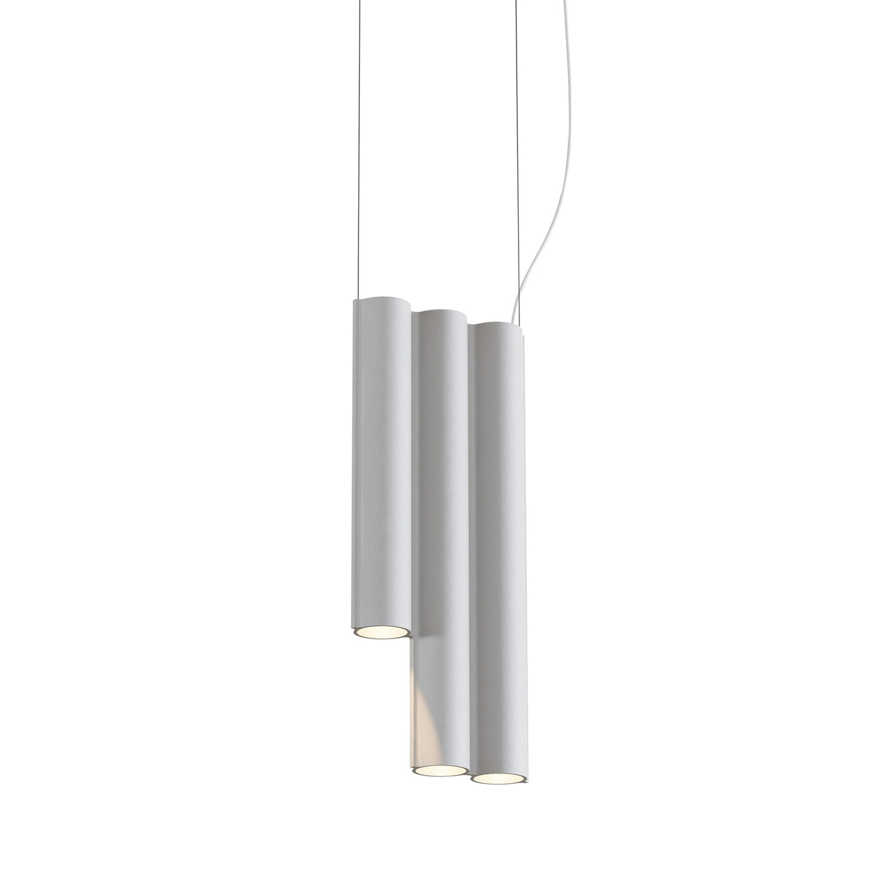 Silo 3SD Suspension Lamp: White