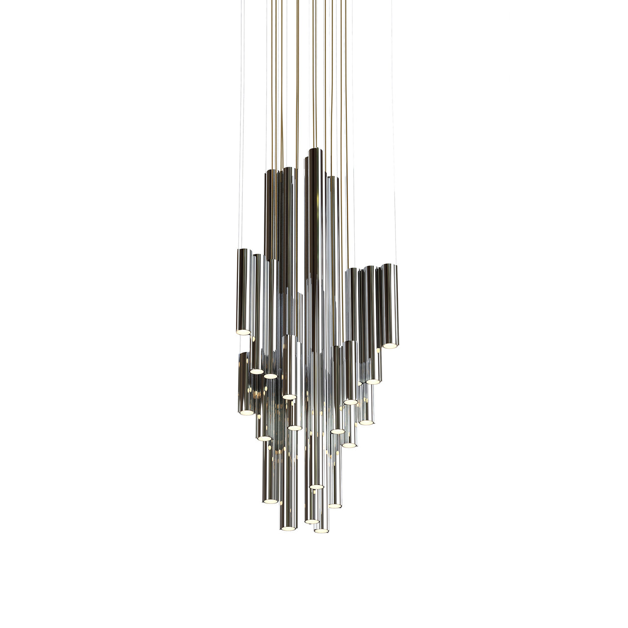 Silo Atelier 01 Suspension Lamp: Mirror Polished Aluminum