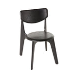Slab Dining Chair: Stacking + Black