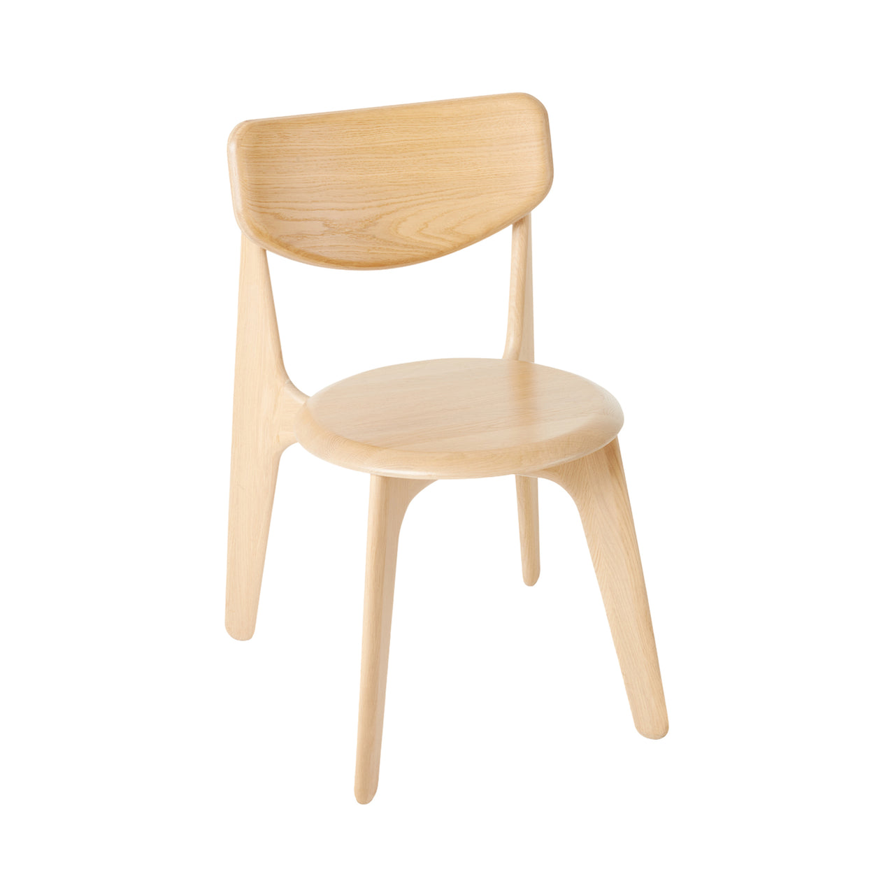 Slab Dining Chair: Stacking + Natural