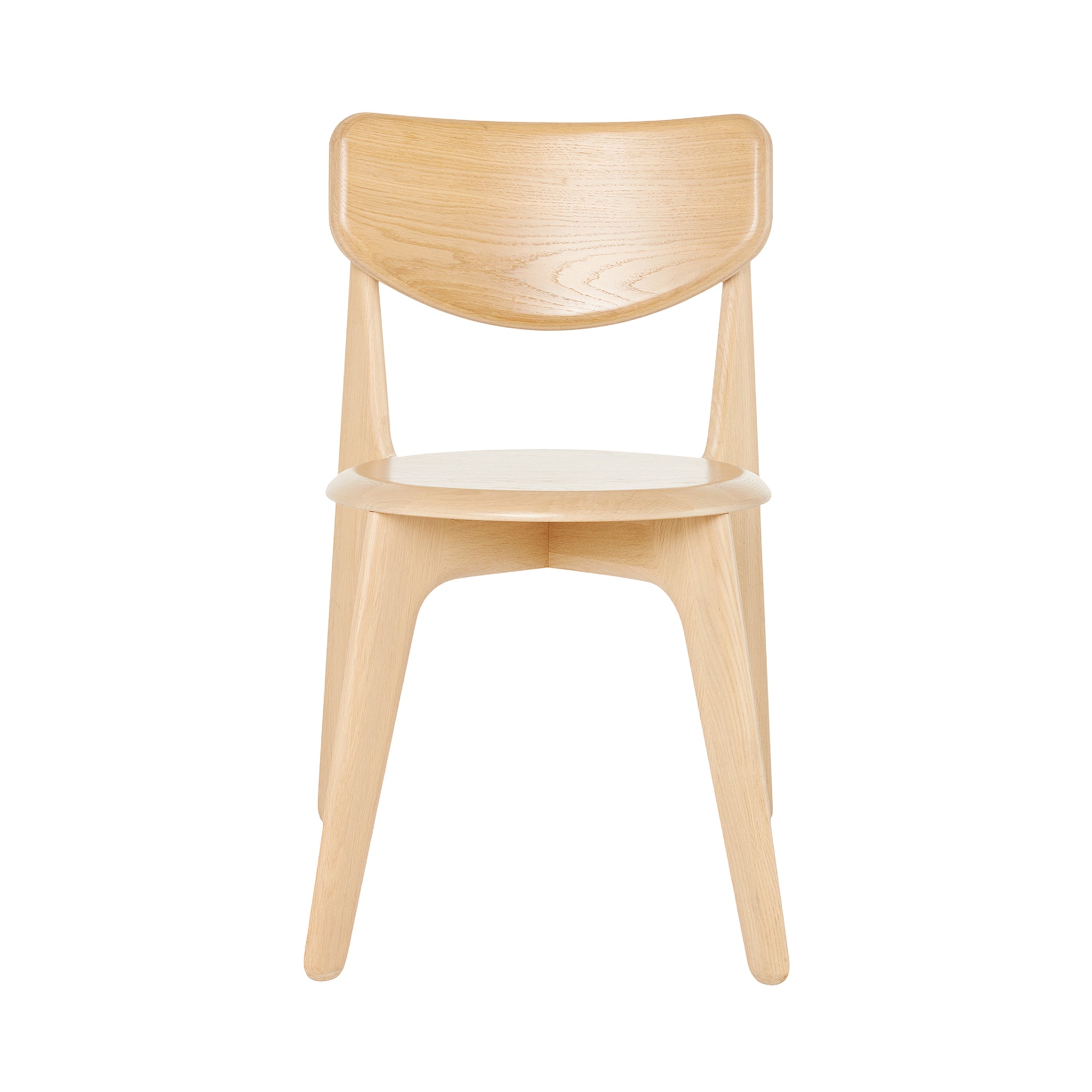 Slab Dining Chair: Stacking + Natural