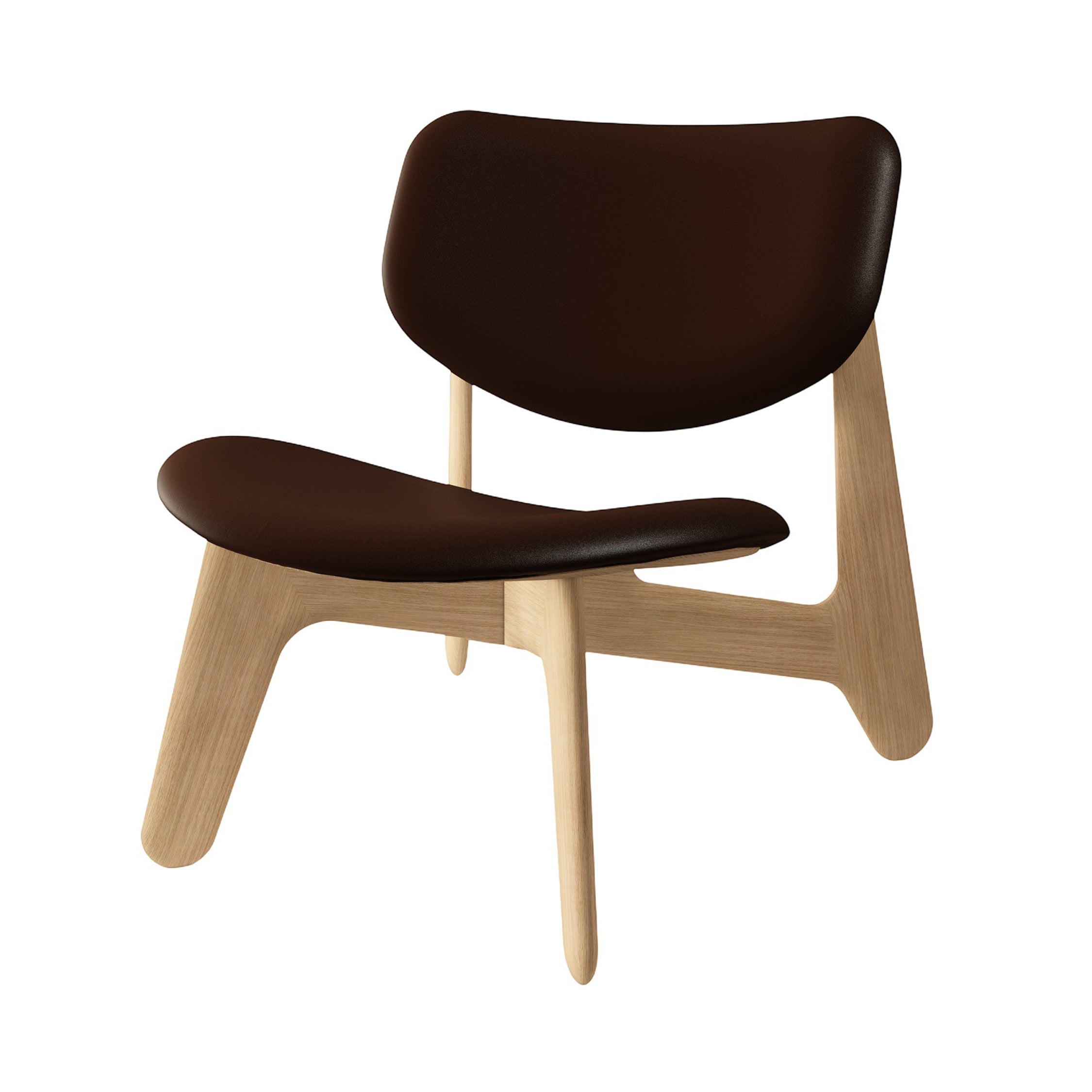 Slab Lounge Chair: Natural Oak + SLLCU01NASY5004