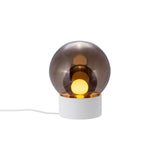 Boule Table Lamp: Smoke Gray + Smoke Gray + White