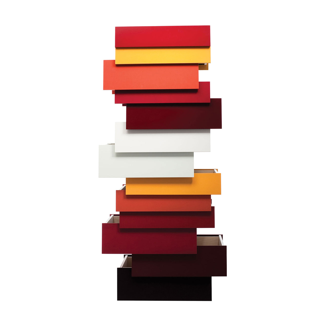 Stack Drawer Unit: Red Palette + 13