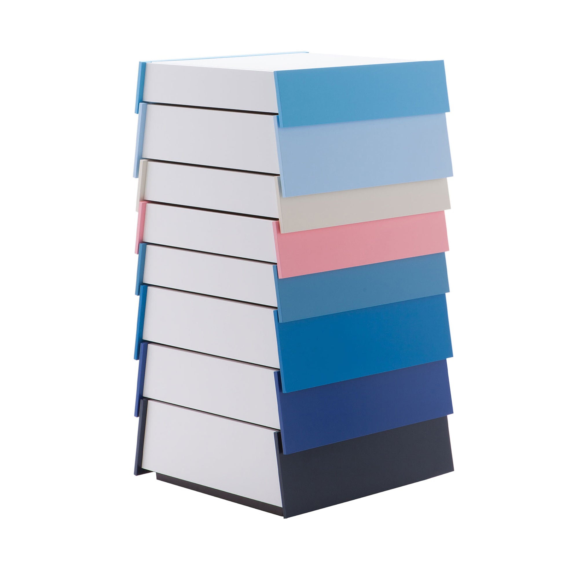 Stack Drawer Unit: Blue Palette + 8