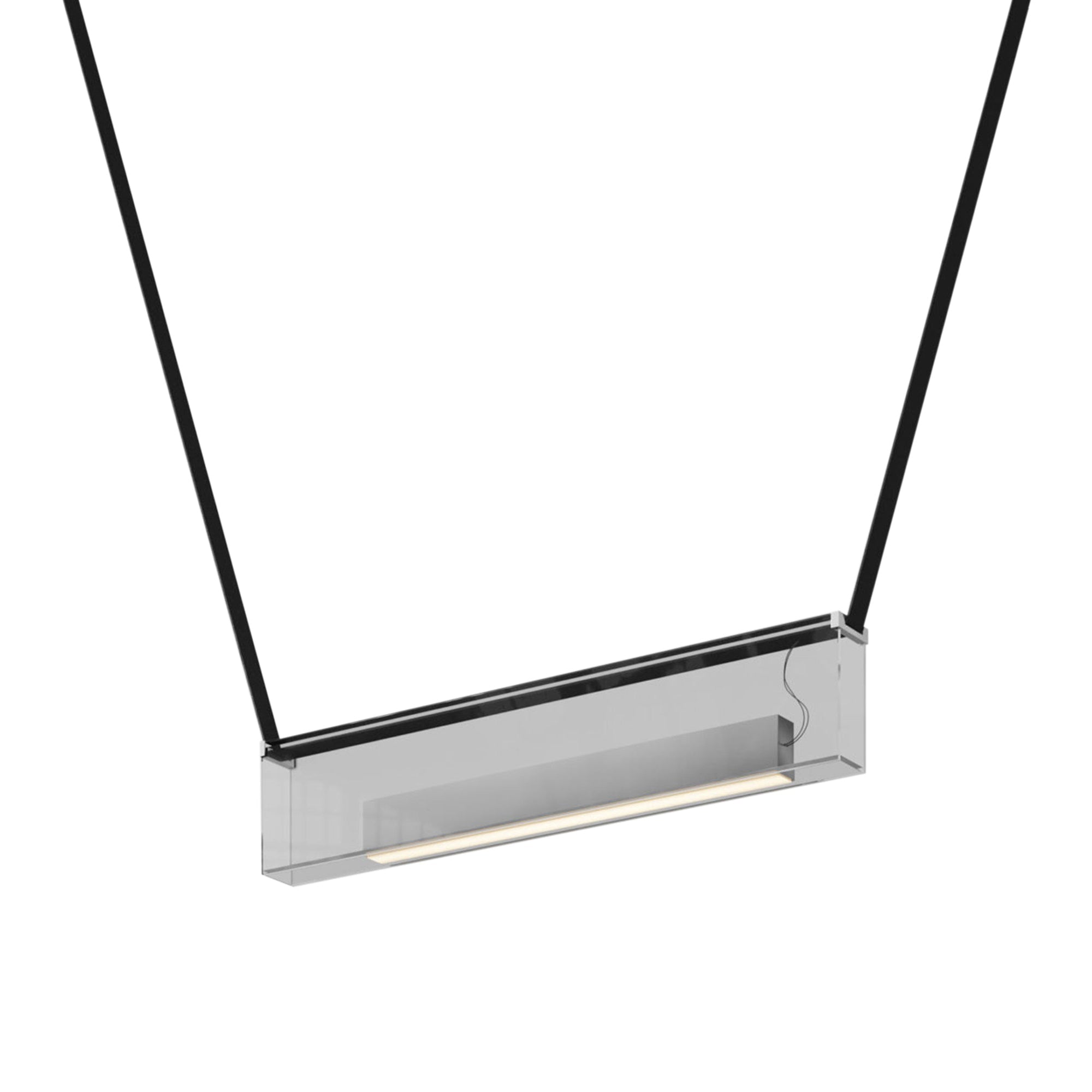 Sainte Atelier 01 Suspension Lamp: Extra Clear + Black