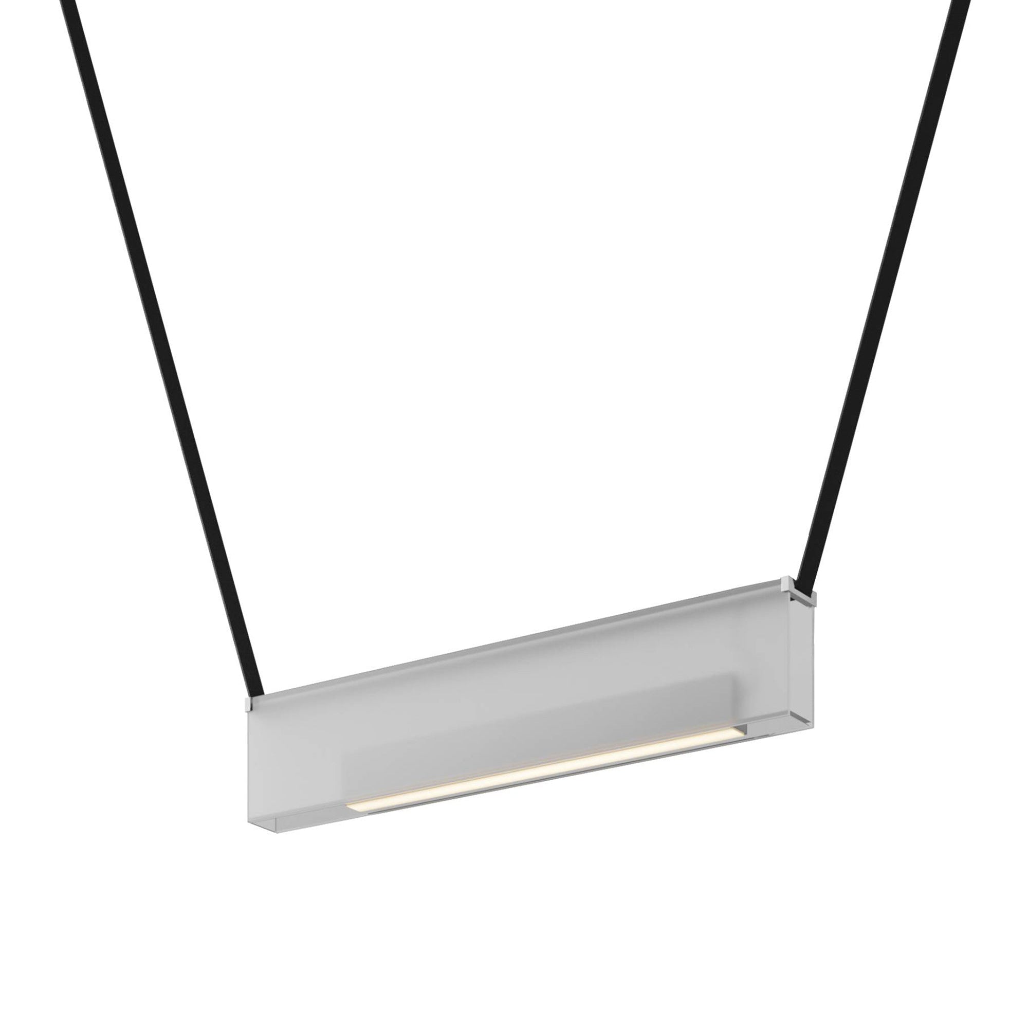 Sainte Atelier 01 Suspension Lamp: Frosted Extra Clear + Black