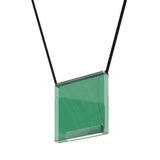 Sainte Atelier 02 Suspension Lamp: Green + Black