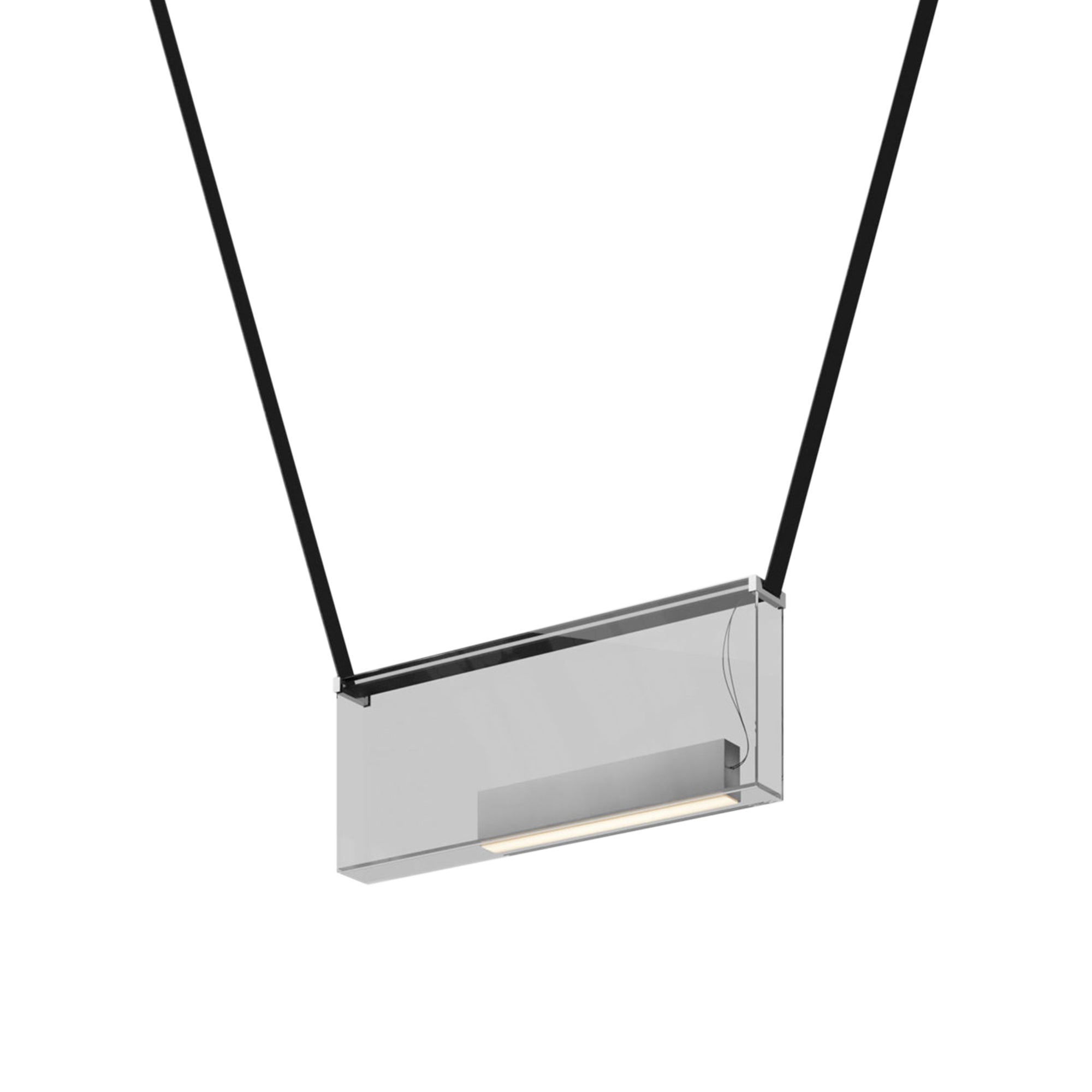 Sainte Atelier 05 Suspension Lamp: Extra Clear + Black