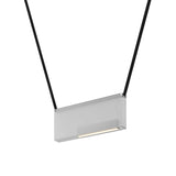 Sainte Atelier 05 Suspension Lamp: Frosted Extra Clear + Black