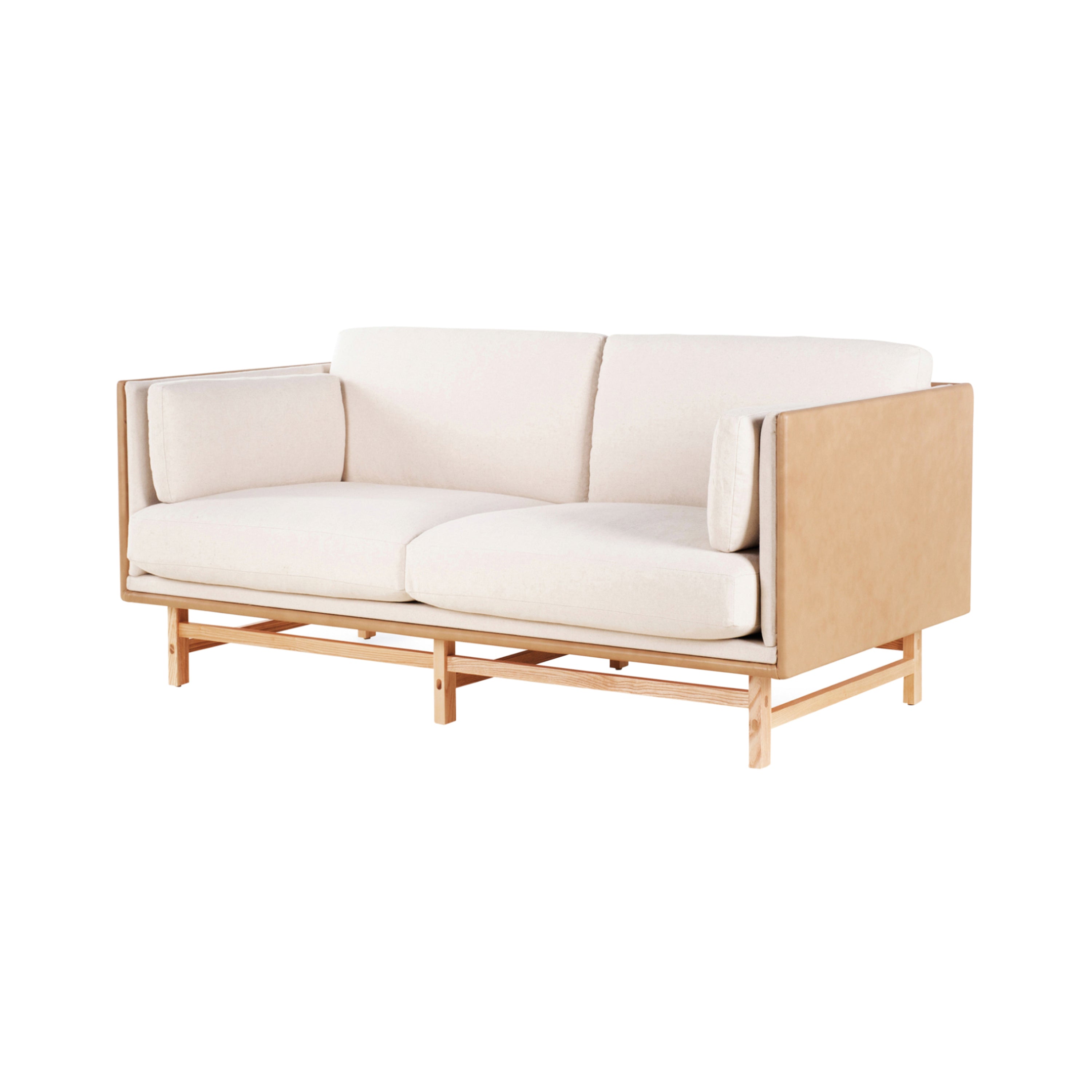 SW Sofa 2 Seater: Natural Oak