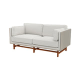 SW Sofa 2 Seater: Dark Brown Oak