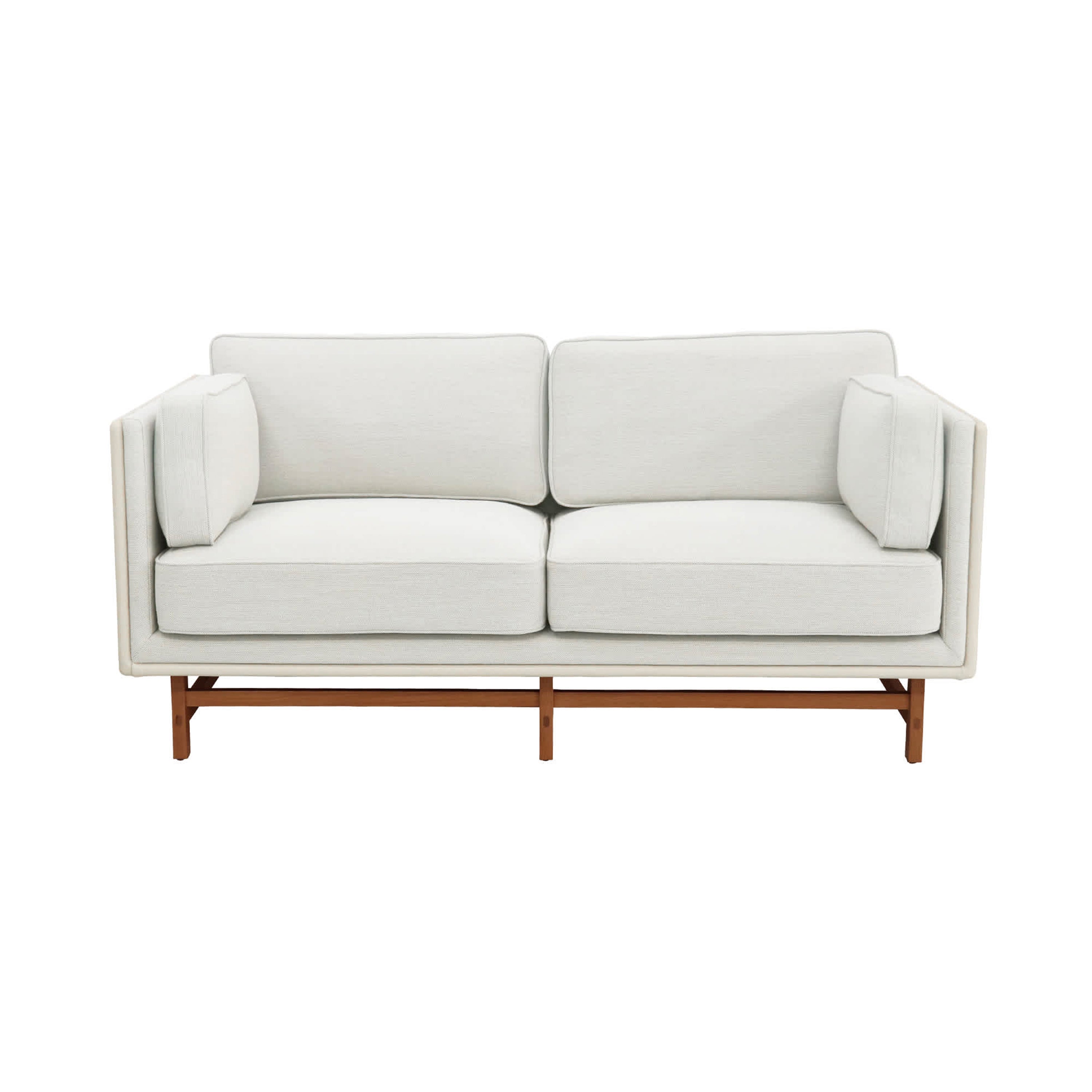 SW Sofa 2 Seater: Dark Brown Oak