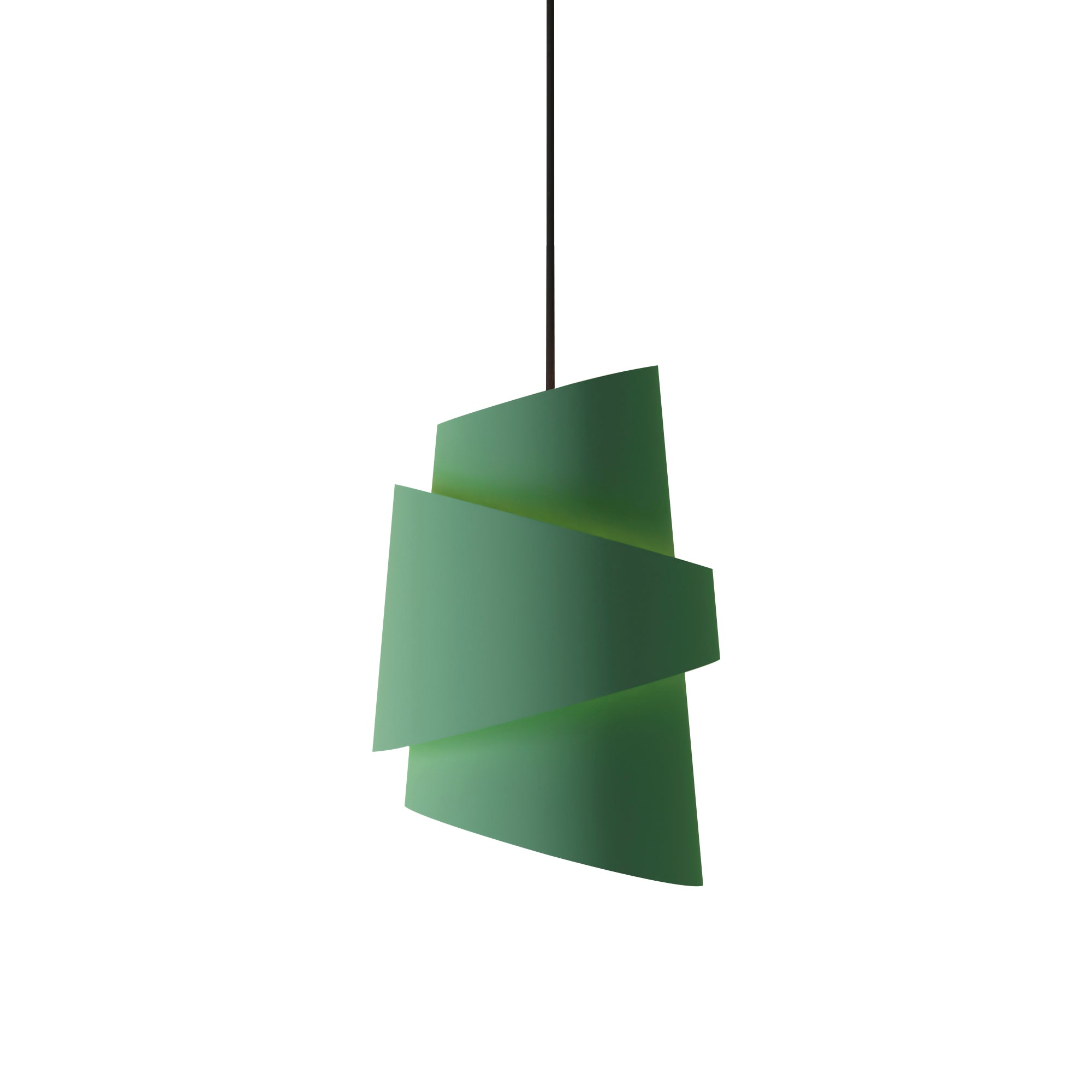 Croissant Pendant Light: Sage